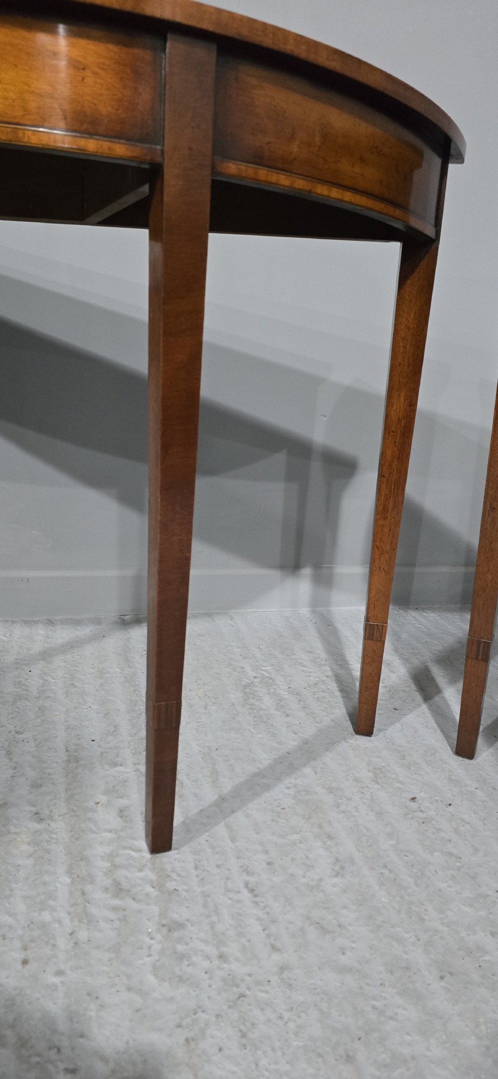 Super Pair Mahogany Console Tables View VII
