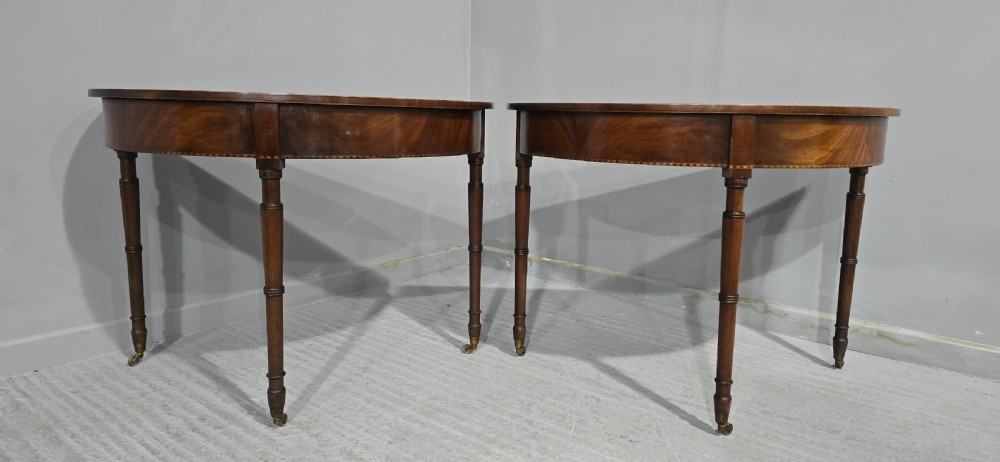 Superb Pair Regency Console Tables View II