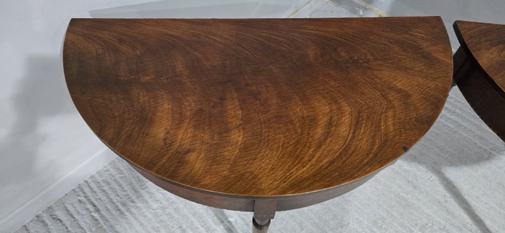 Superb Pair Regency Console Tables View VI