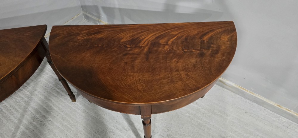 Superb Pair Regency Console Tables View VII