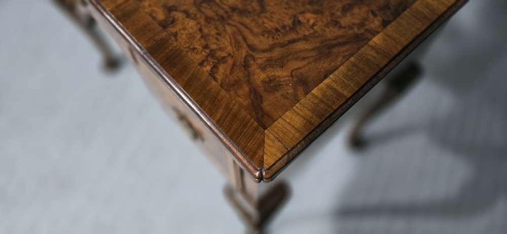 Burr Walnut Low Boy Dressing Table View IV