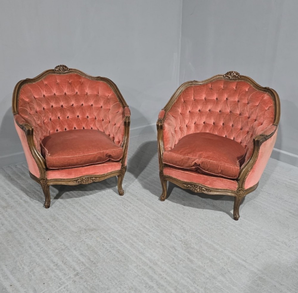 Super Pair French Tub Chairs