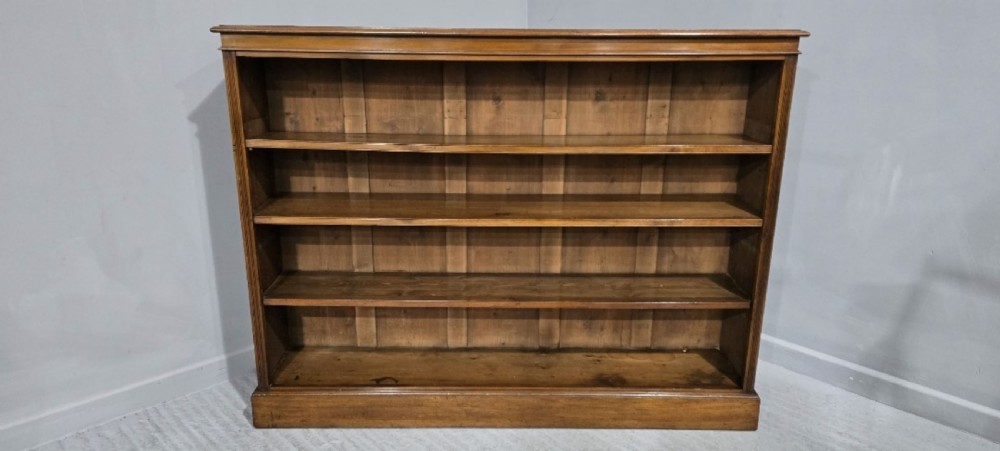 Large Victorian Open Adjustable Library Bookcase View III