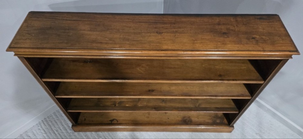 Large Victorian Open Adjustable Library Bookcase View IV