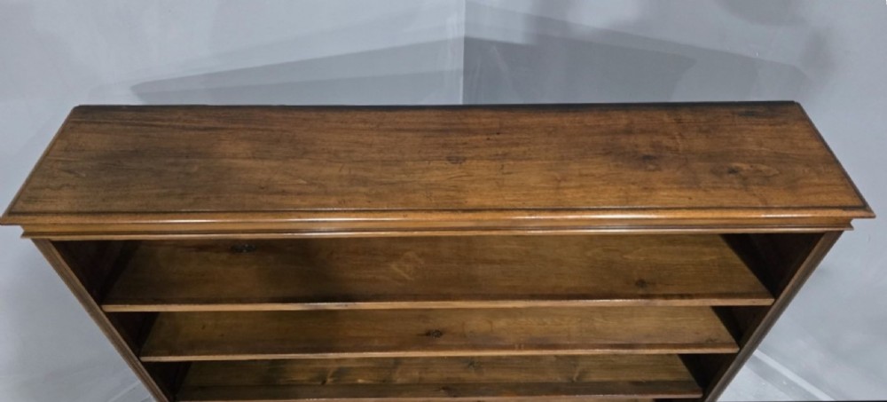 Large Victorian Open Adjustable Library Bookcase View V