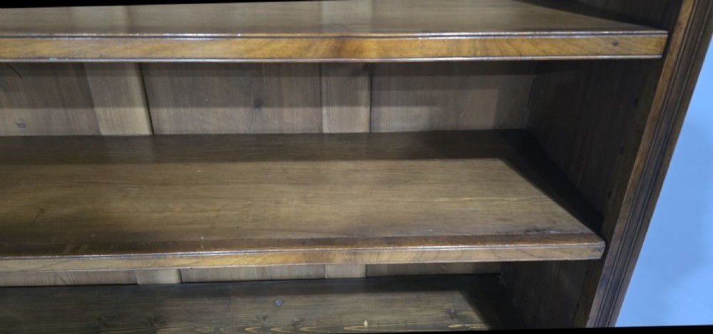 Large Victorian Open Adjustable Library Bookcase View VI