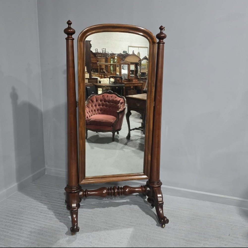 Outstanding Victorian Cheval Mirror