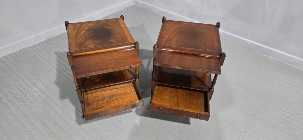 Pair Regency Style Lamp Tables View IV