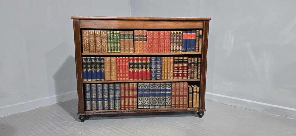 Regency Rosewood Open Adjustable Library Bookcase View II