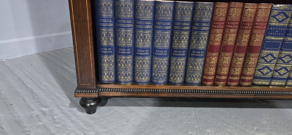 Regency Rosewood Open Adjustable Library Bookcase View IV
