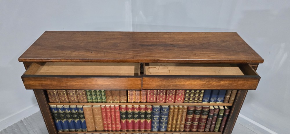 Regency Rosewood Open Adjustable Library Bookcase View VII