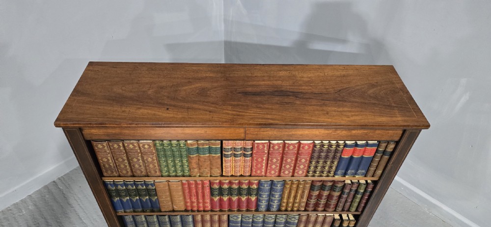 Regency Rosewood Open Adjustable Library Bookcase View VIII