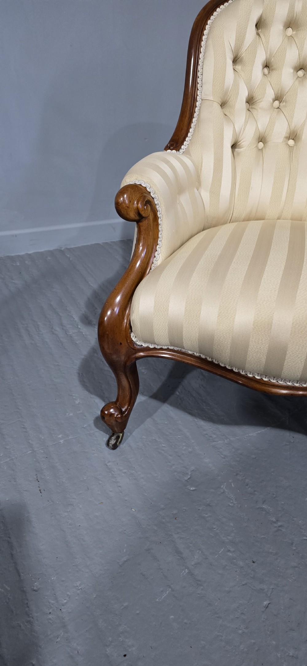 Lovely Victorian Mahogany Armchair View III