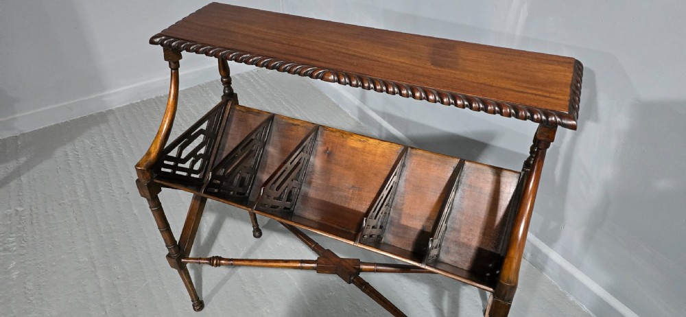 Mahogany Book Trough View IV