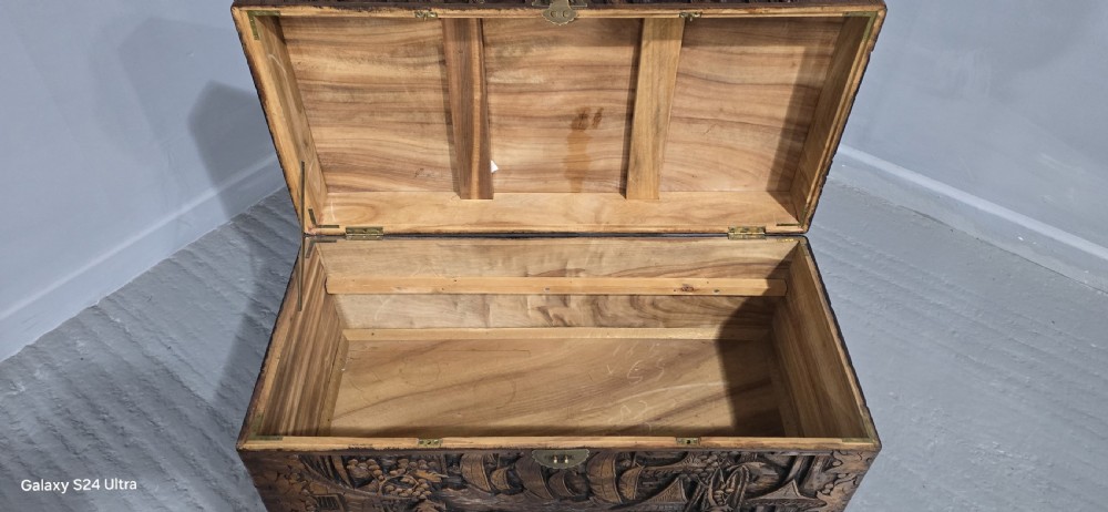 Super Carved Oriental Chest View VII