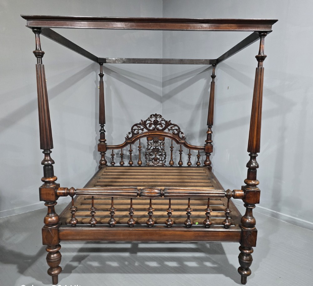 Fine  Quality Mahogany Super King Four Poster Bed