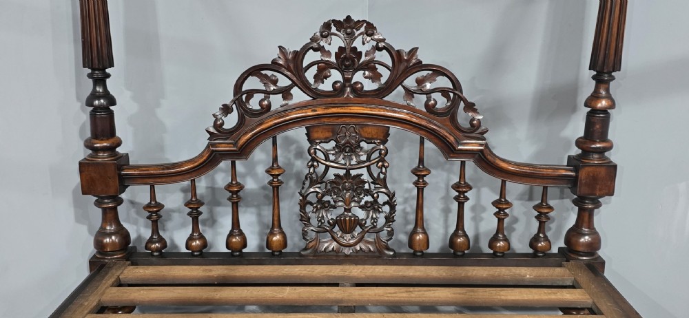 Fine  Quality Mahogany Super King Four Poster Bed View IV