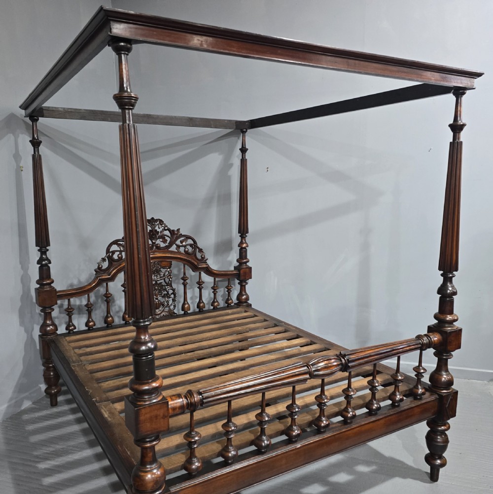 Fine  Quality Mahogany Super King Four Poster Bed View VI