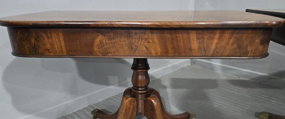 Superb Pair  Georgian Mahogany Console Tables View VII