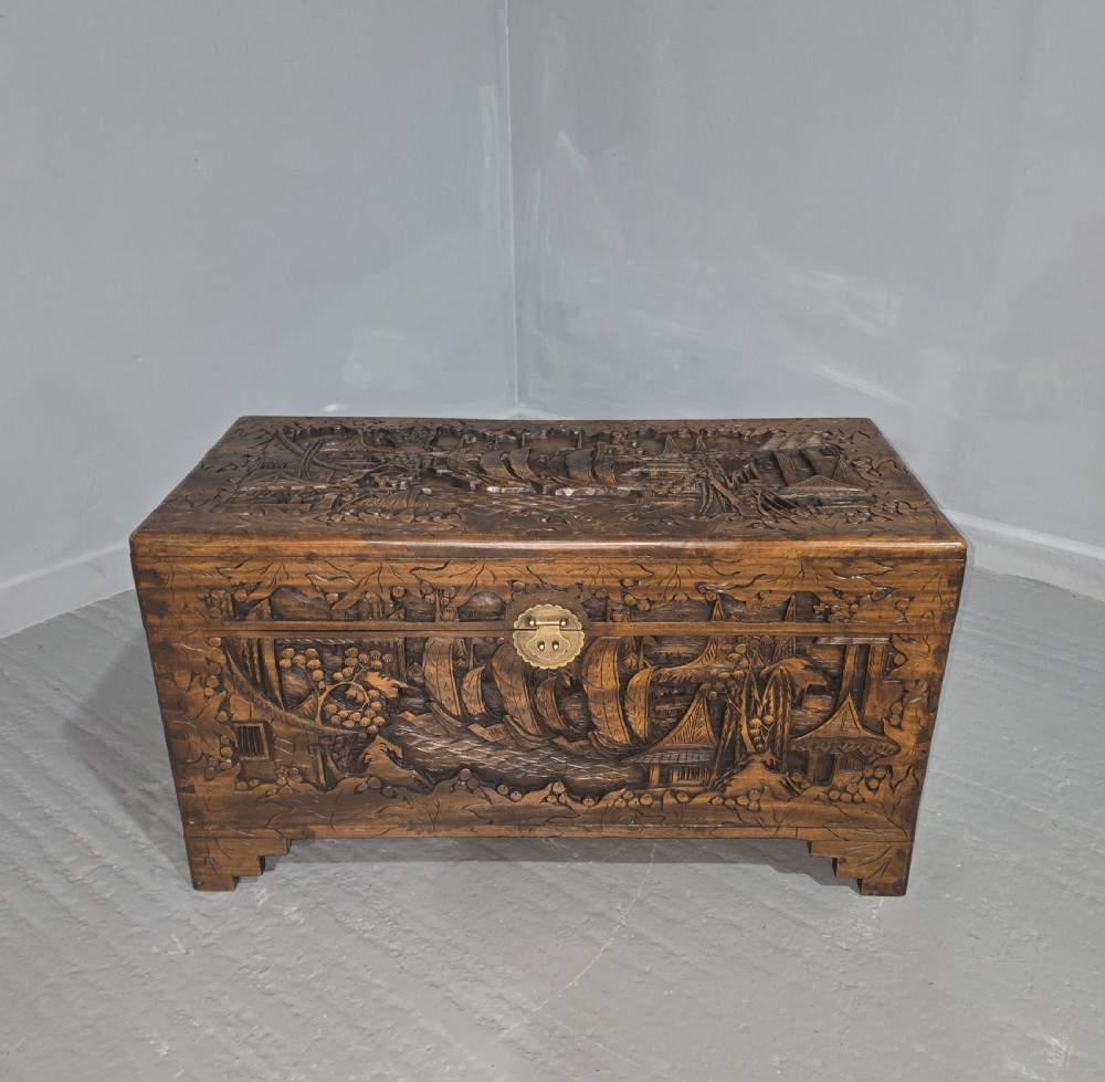 Super Carved Oriental Chest