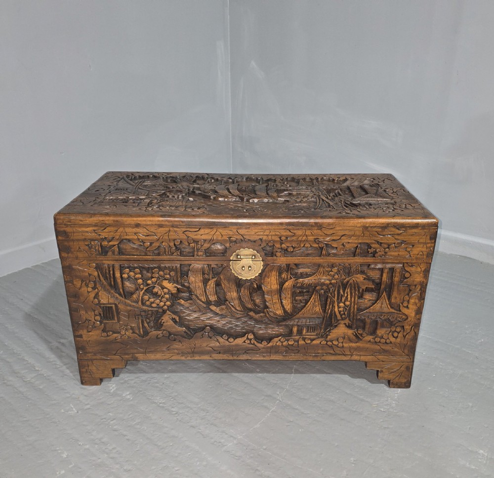 Super Carved Oriental Chest View II