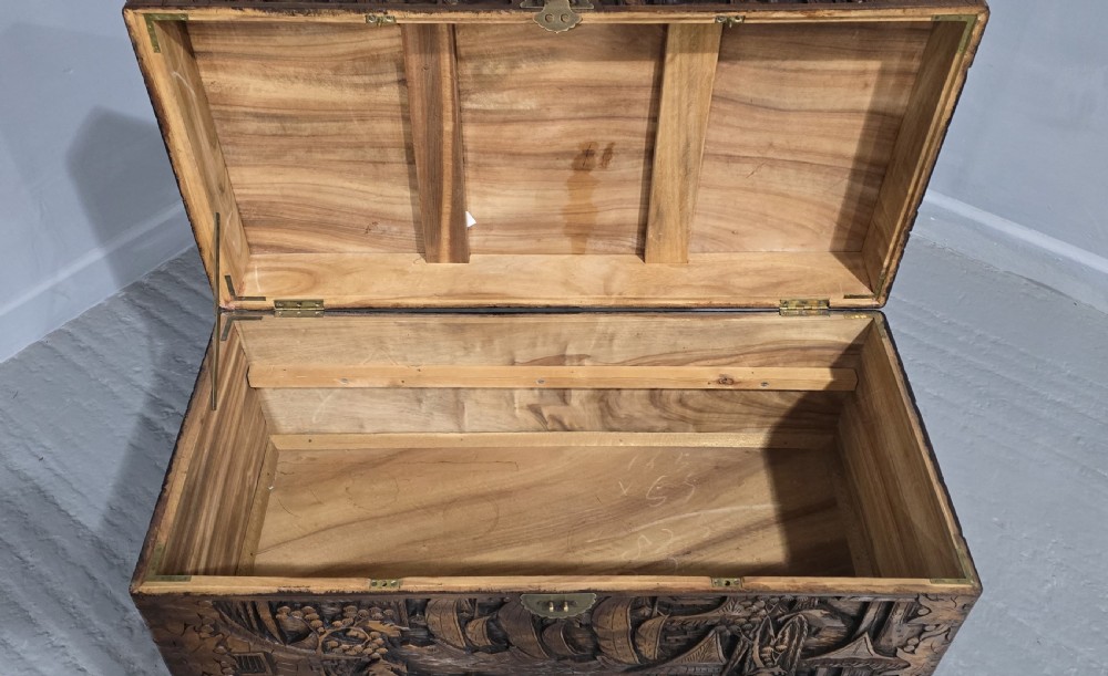 Super Carved Oriental Chest View VI