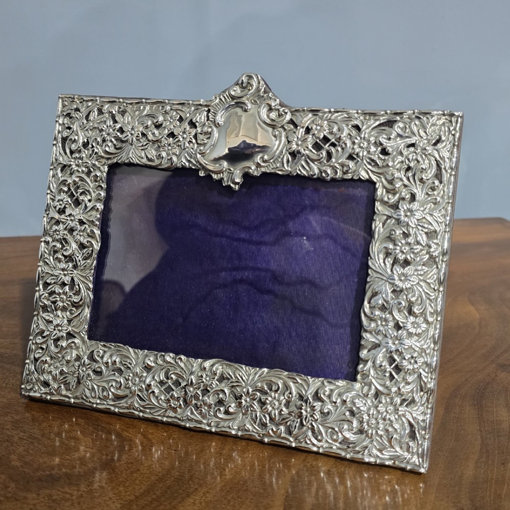 Stunning Edwardian Silver Phone Frame