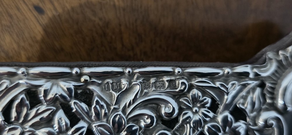 Stunning Edwardian Silver Phone Frame View VI