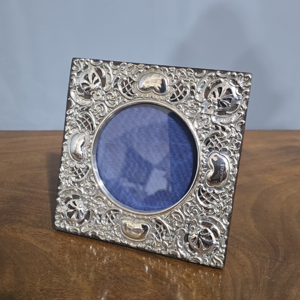 Pretty Edwardian Silver Photo Frame