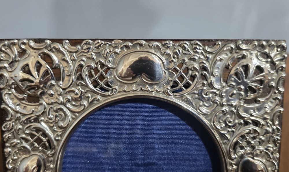Pretty Edwardian Silver Photo Frame View IV