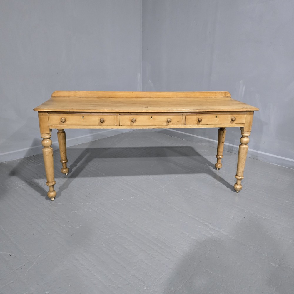 Super Early Victorian Pine Console Hall Table