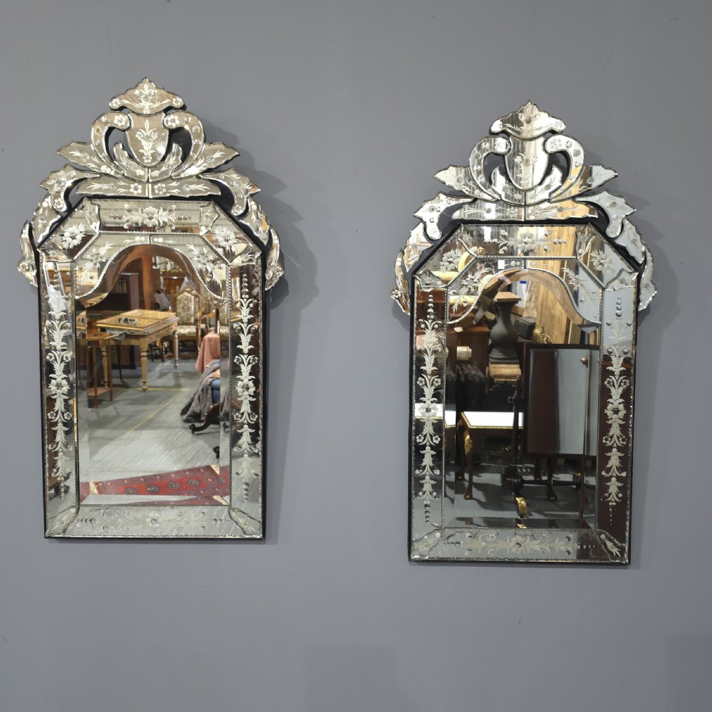 Pair Venetian Gypsy Mirrors