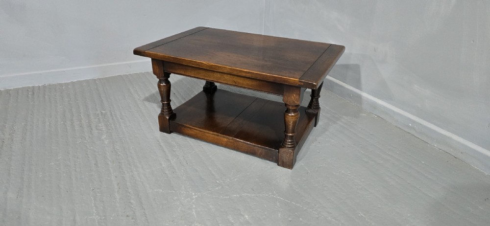 Solid Oak Plank Coffee Table View VI
