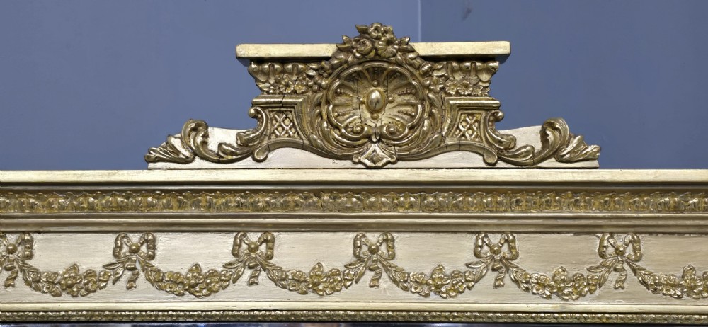 Lovely Victorian Gilt Overmantle Mirror View VIII