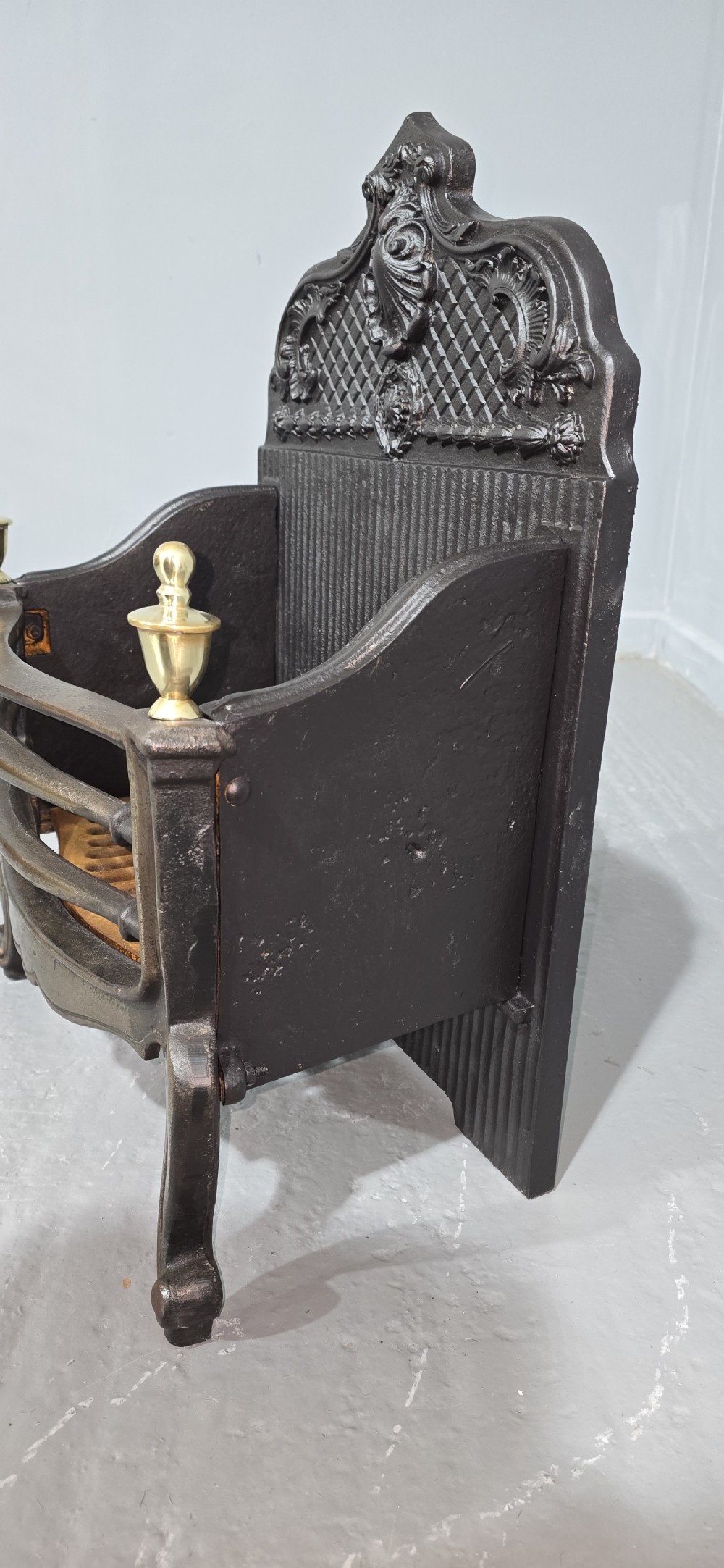 Adams Style Cast Iron Fire Grate View V