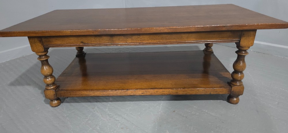 Oak Plank Coffee Table View III