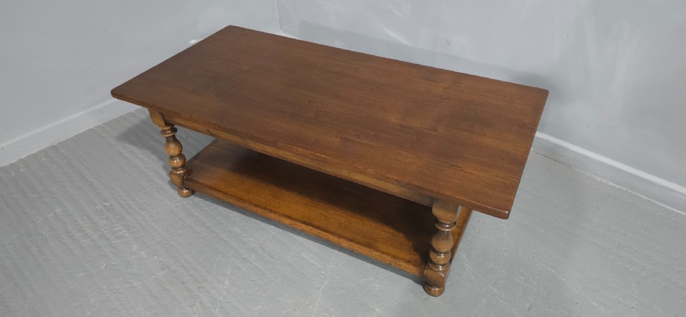 Oak Plank Coffee Table View IV