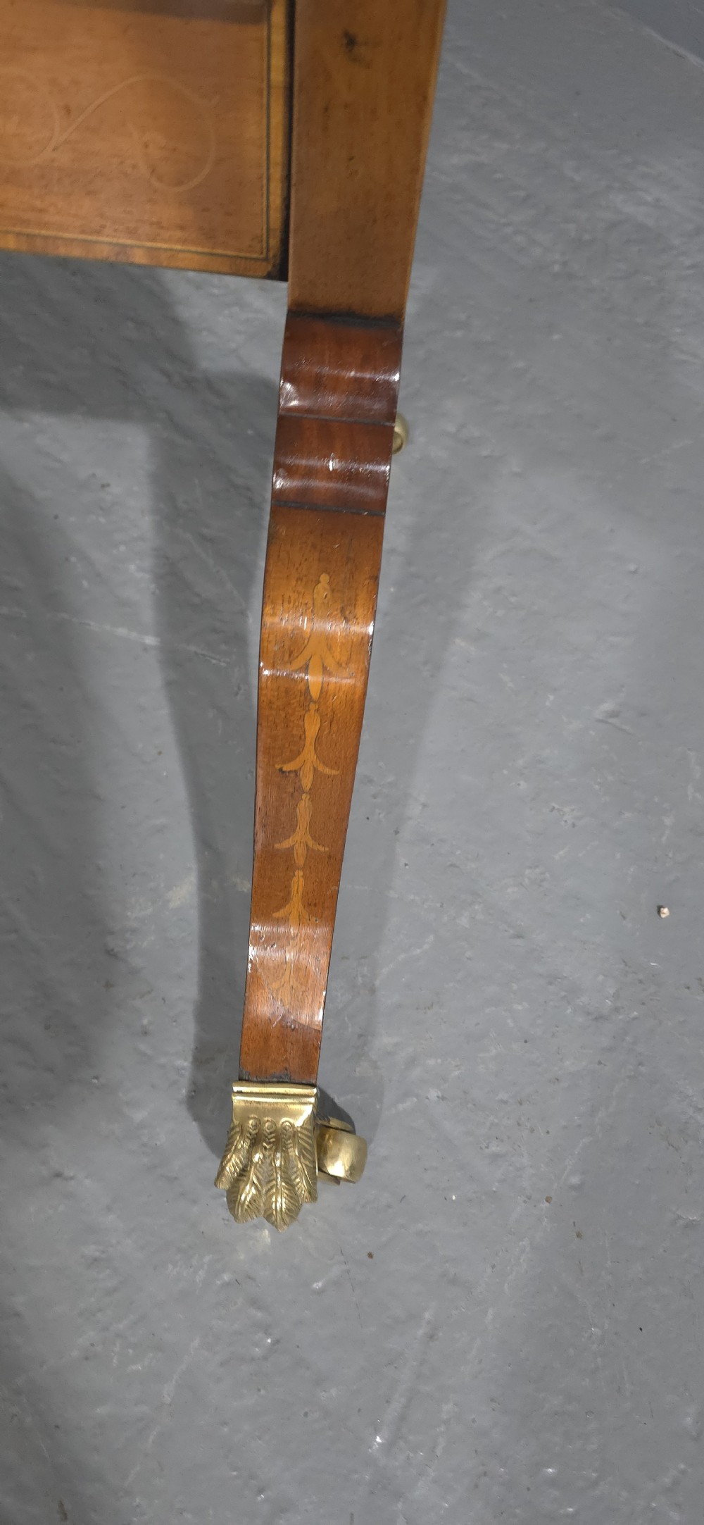 Mahogany Inlaid Cheval Mirror View VII