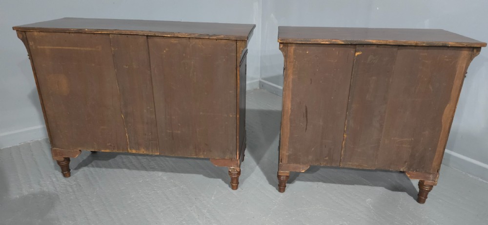 Wonderful Pair French Empire Mahogany Cabinets View XVI