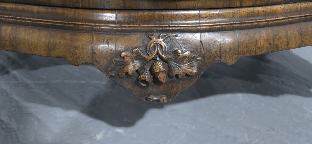 Superb Burr Walnut Commode Side Cabinet View XIII