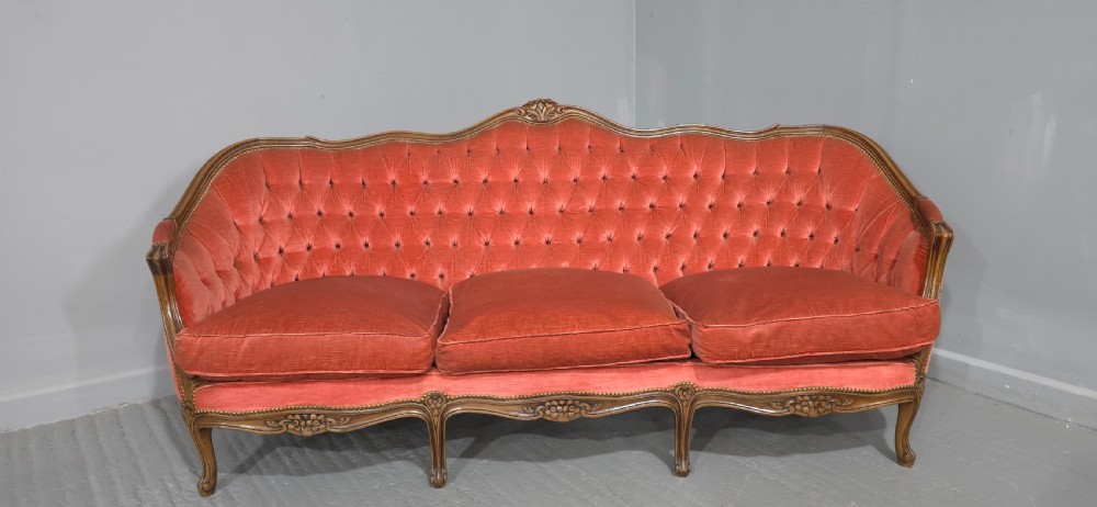 Super French Curved Sofa View II