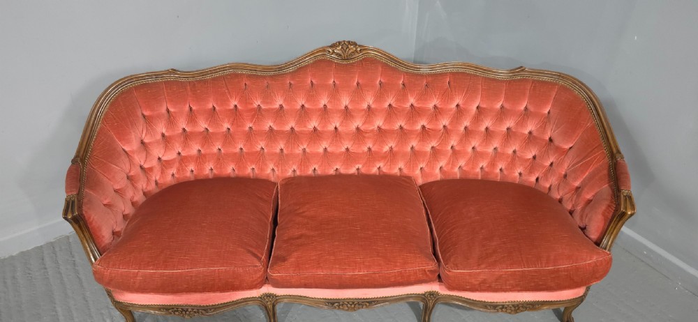 Super French Curved Sofa View III