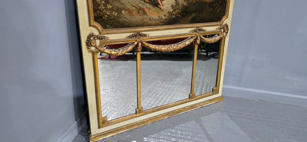 Large French Overmantle Mirror View II