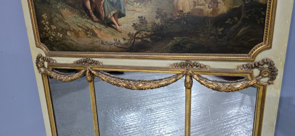 Large French Overmantle Mirror View III