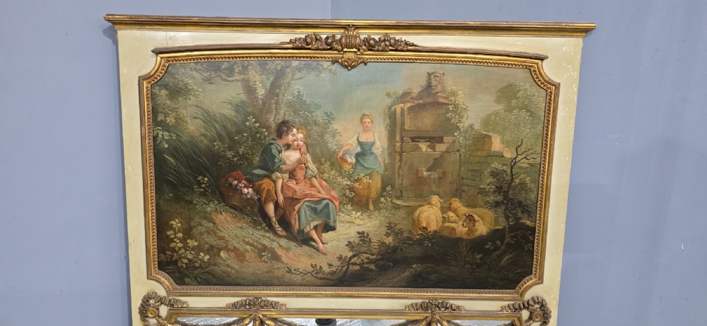 Large French Overmantle Mirror View IV