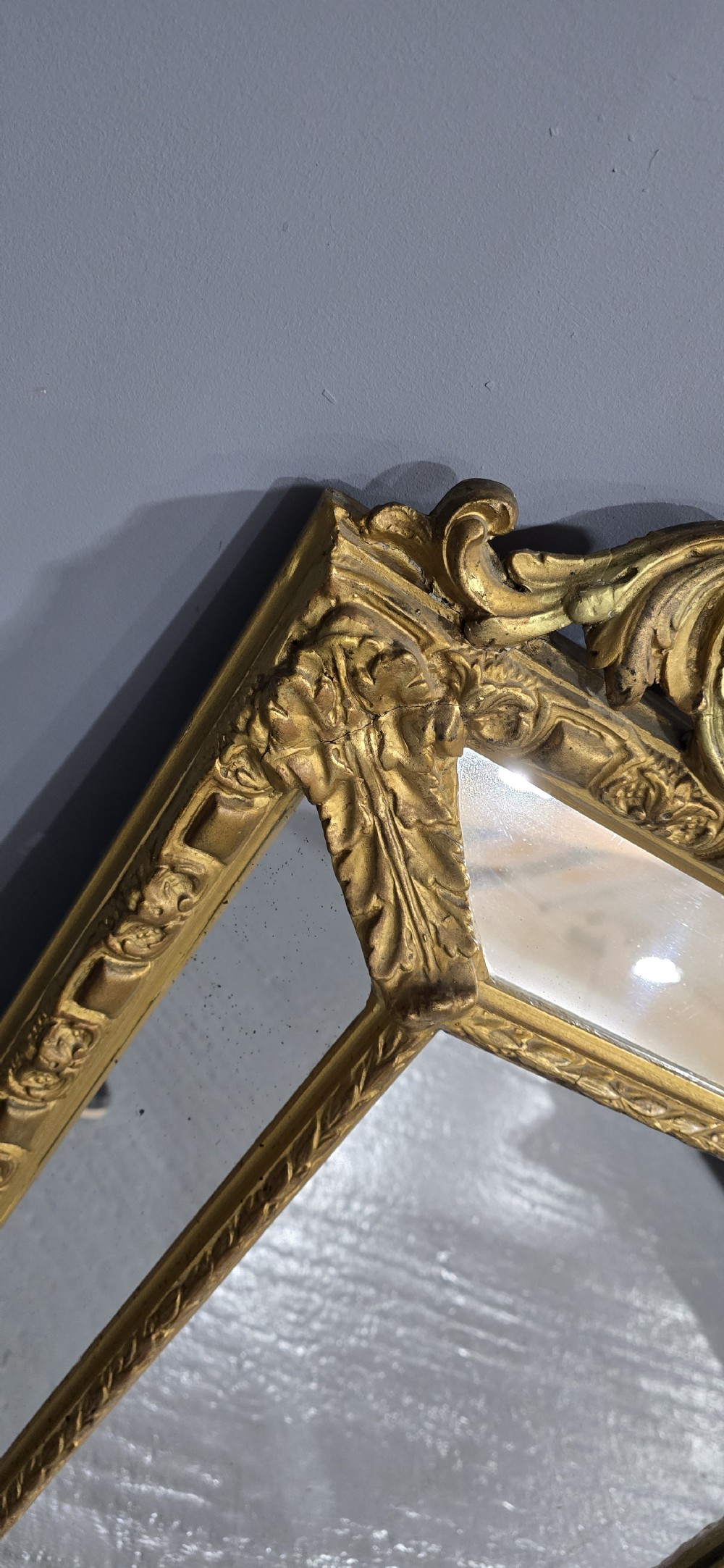 French Gilt Marginal Mirror View VI
