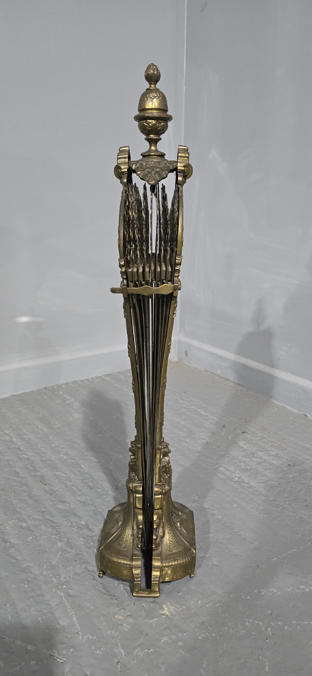 Victorian Brass Peacock Fire Screen View VII