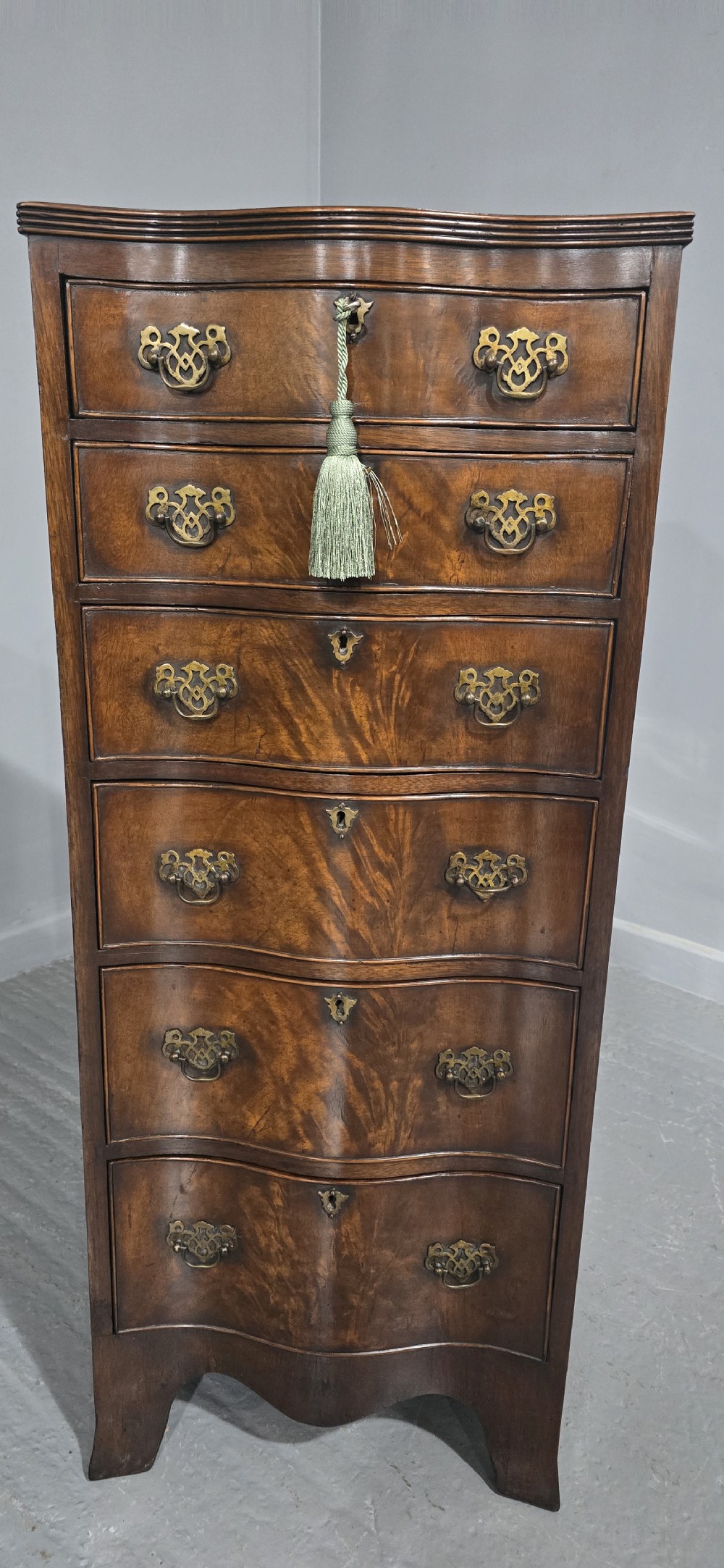 Super Tall Mahogany Chest of Drawers View III