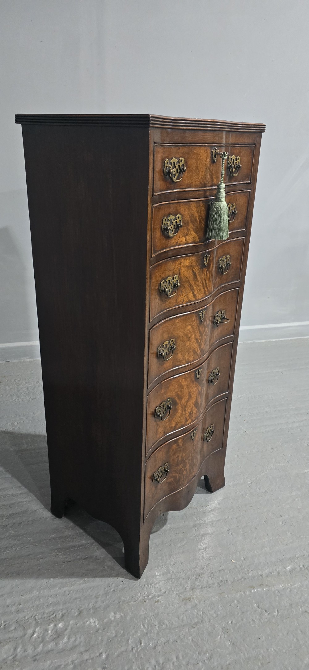 Super Tall Mahogany Chest of Drawers View V