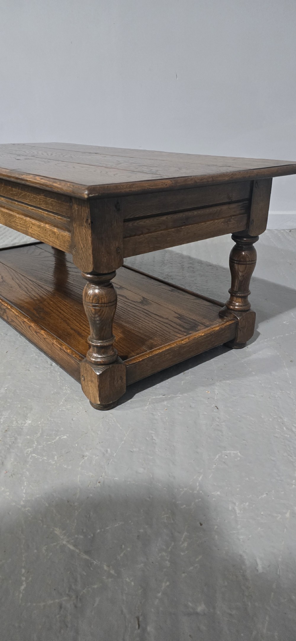 Superb Oak Plank CoffeeTable View III